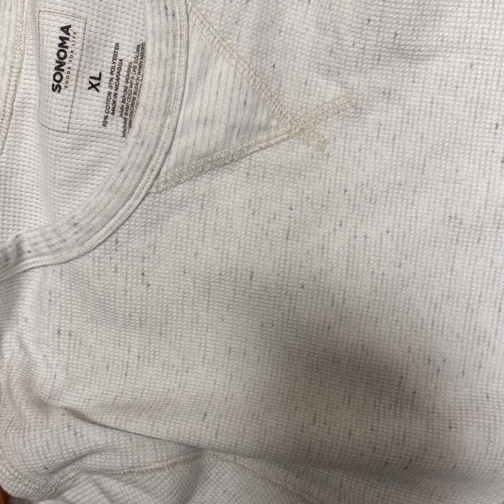 Sonoma Men’s Light Gray Long Sleeve Tee XL - Picture 7 of 7
